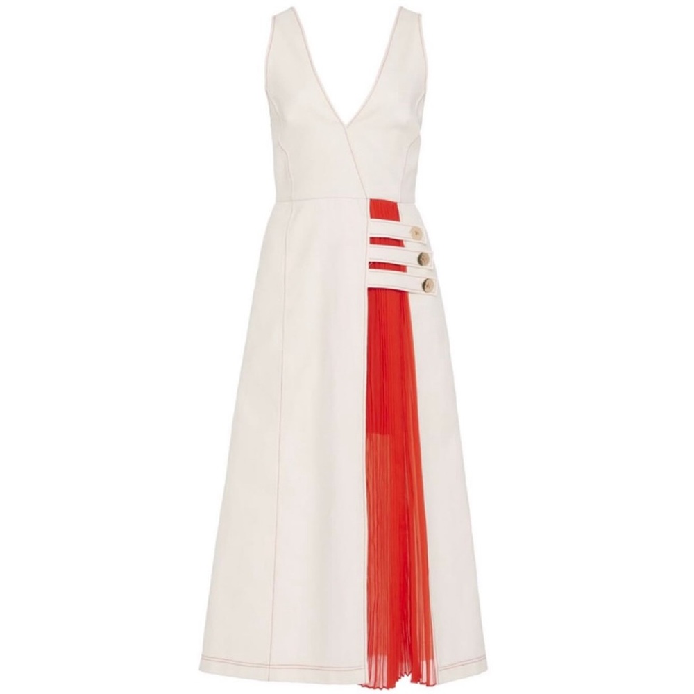 Alexis Ilan Mixed-Media Midi Dress
size xs
